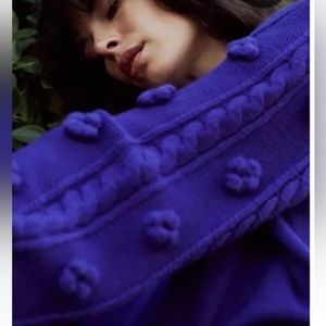 Anthropologie Maeve kiara textured sweater